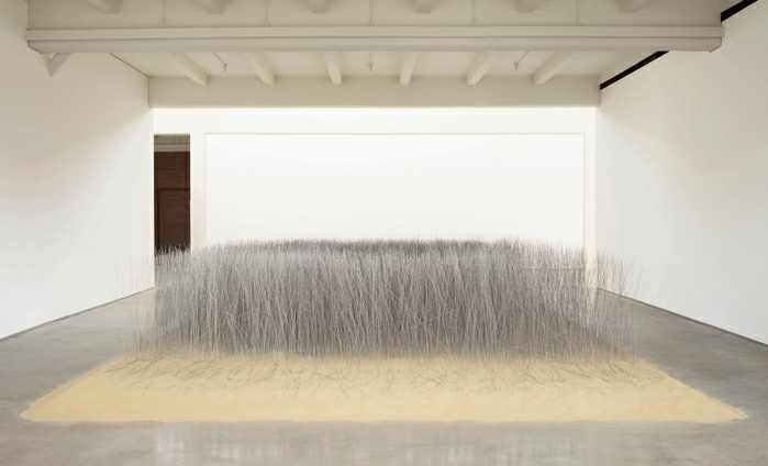Lee Ufan,&nbsp;Relatum (formerly Iron Field), 1969/2019. Photo: Bill Jacobson Studio. © Artists Rights Society (ARS), New York/ADAGP, Paris. Courtesy Dia Art Foundation. 