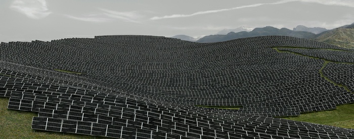 Andreas Gursky, Les Mées, 2016