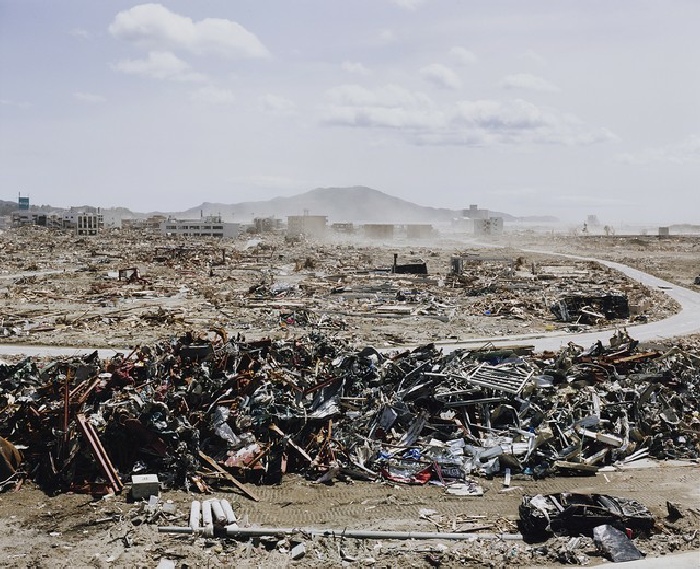 Naoya Hatakeyama, 05/02/2011 - Takatachô-Morinomae, from "Rikuzentakata," 2011. Chromogenic print, 17.48 x 21.65 in. (print); 20 x 24 in. (paper). Courtesy Minneapolis Institute of Art. The Ted and Dr. Roberta Mann Foundation Endowment Fund. 2017.13.2 