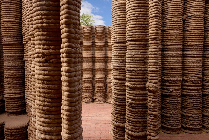Ronald Rael, &nbsp;LIMINAL, 2026. 3D printed adobe. Courtesy of the artist. Photo: Brad Trone. 