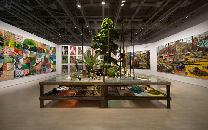 View of  Trees, the Power Station of Art, Shanghai, 2021. Courtesy of the Power Station of Art.